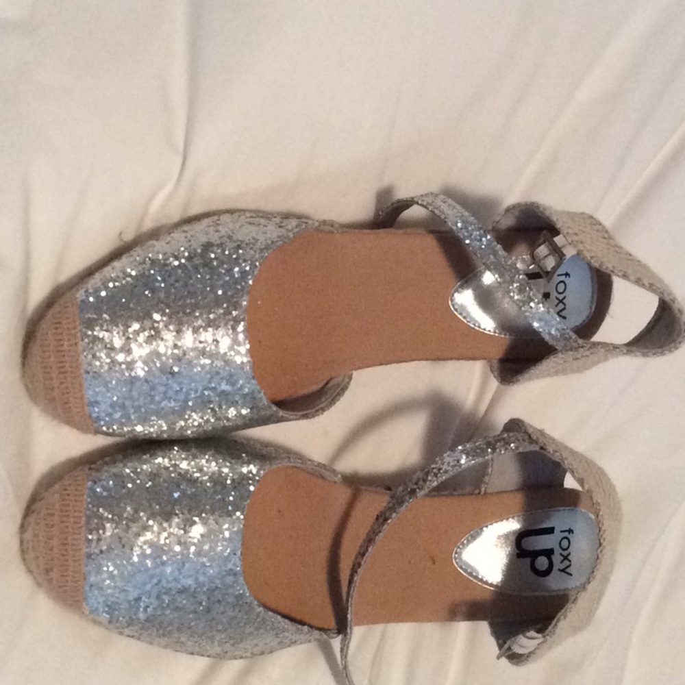 Glitter espadrilles